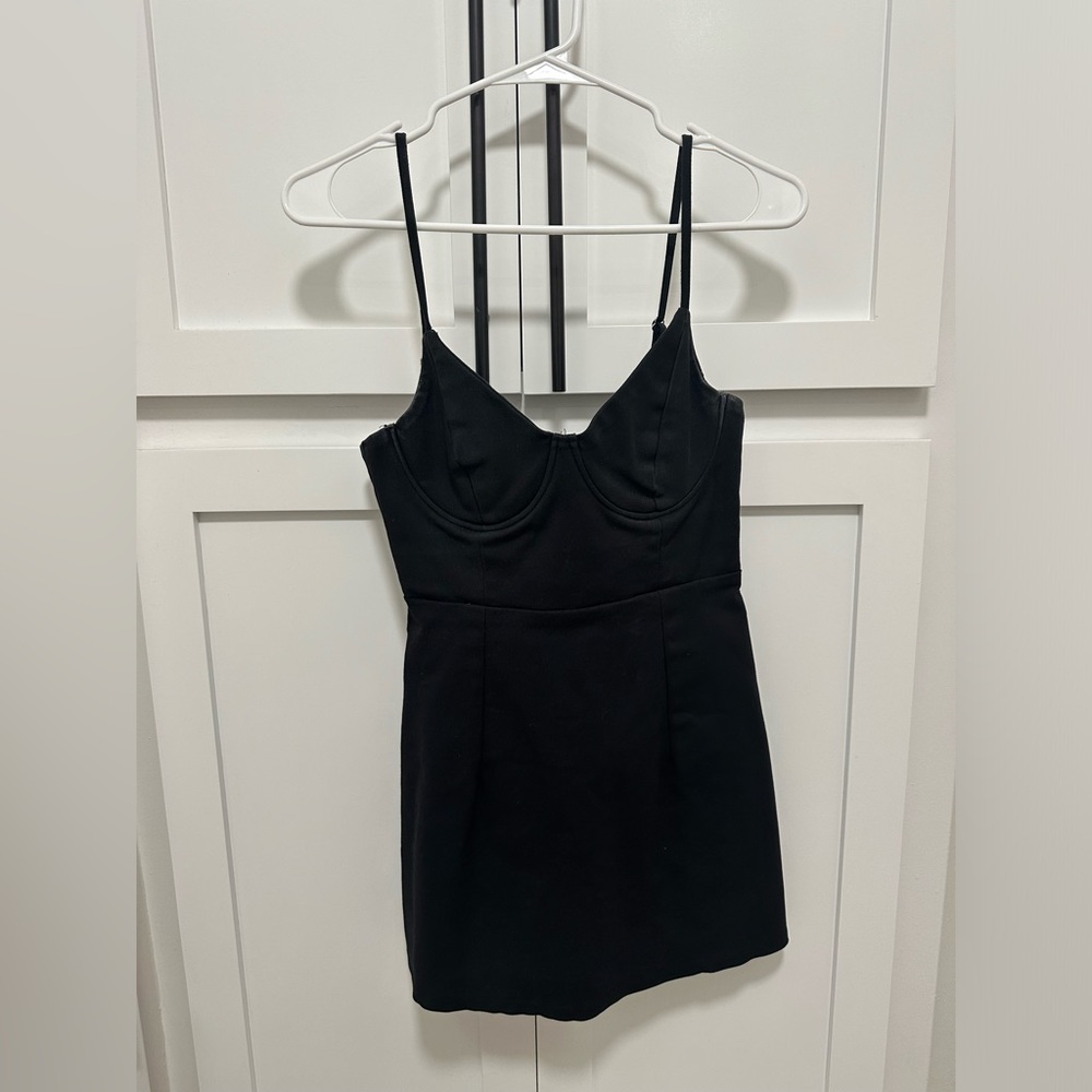 Princess Polly Black Mini Dress US 6 but fits like a small